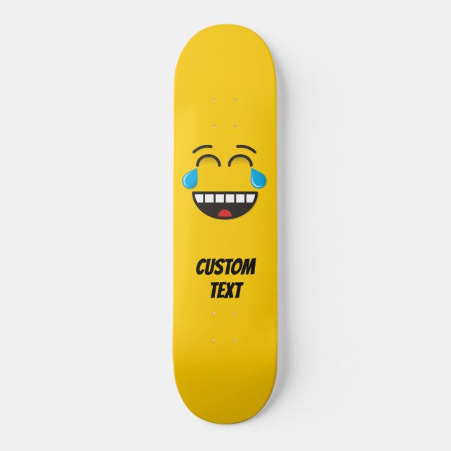 Face With Tears of Joy Skateboard (Front)