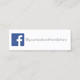 facebook  business card