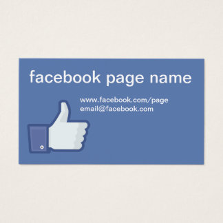 429+ Facebook Business Cards and Facebook Business Card Templates ...