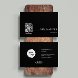 Facebook Follow Us Qr Code Business Logo Business Card