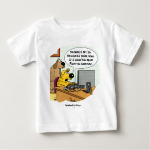 Facebook for Dogs Baby T-Shirt
