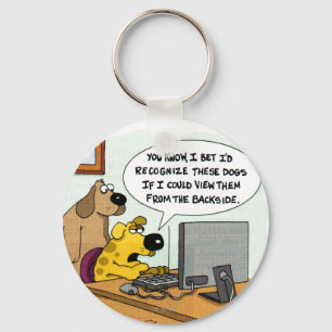 Facebook for Dogs Key Ring