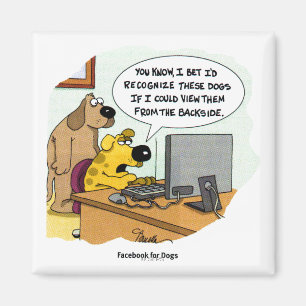 Facebook for Dogs Magnet