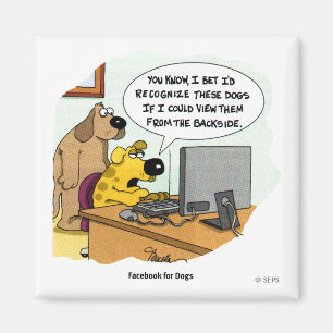 Facebook for Dogs Magnet
