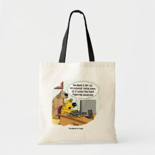 Facebook for Dogs Tote Bag