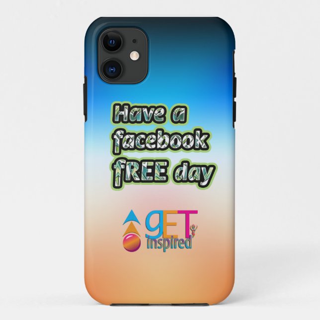 Facebook Free Day Case-Mate iPhone Case (Back)