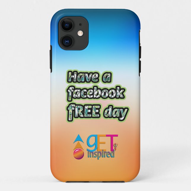 Facebook Free Day Case-Mate iPhone Case (Back)