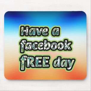 Facebook Free Day Mouse Pad
