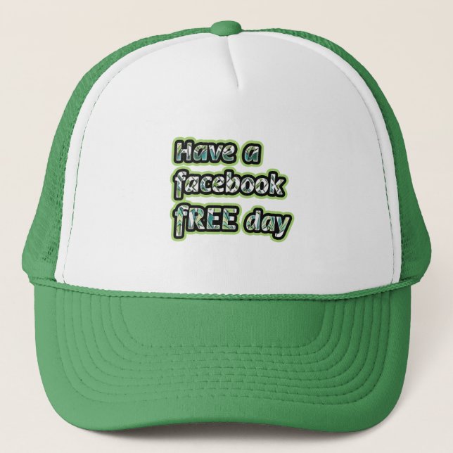 Facebook Free Day Trucker Hat (Front)