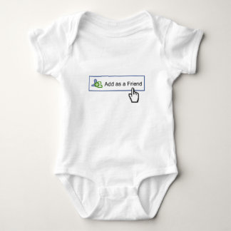 facebook friend baby bodysuit