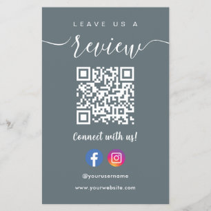 Facebook Instagram Qr Code Leave Us A Review Navy Flyer