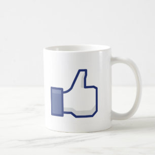 Facebook Like Button Coffee Mug