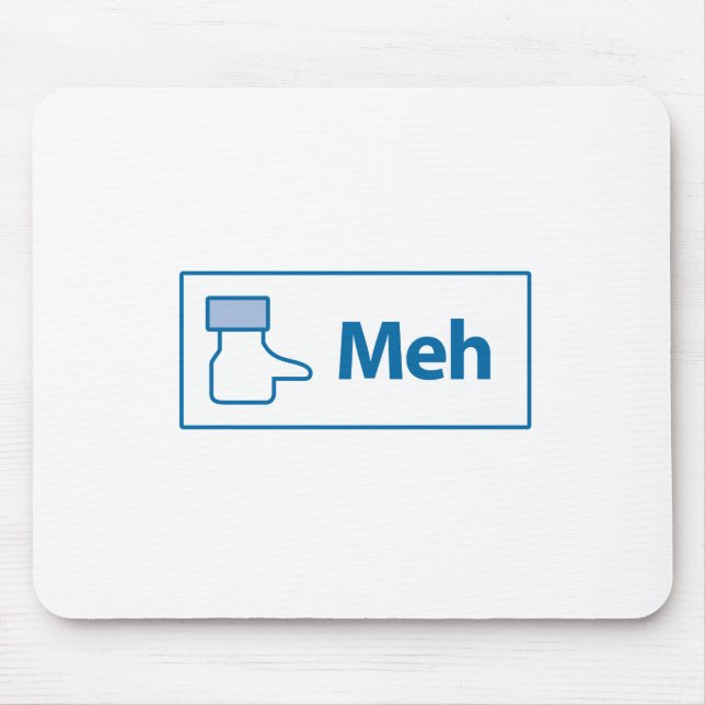 Facebook Meh Mouse Mat (Front)