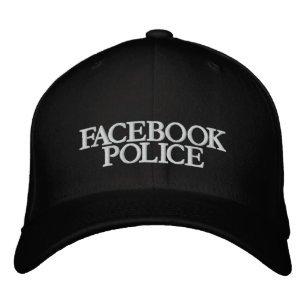 FACEBOOK, POLICE EMBROIDERED HAT