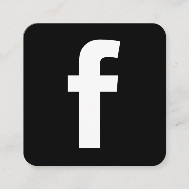 Facebook Promotional Square Business Card (Front)