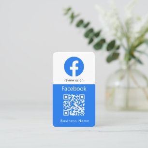 Facebook Reviews   Business Review Us QR Code Business Card
