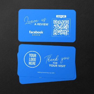 Facebook Reviews QR Code Business Review Link Business Card