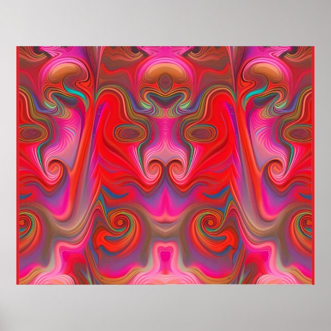 Faced Up But Also Faced Down - Ken Gauge Art Poster (Front)