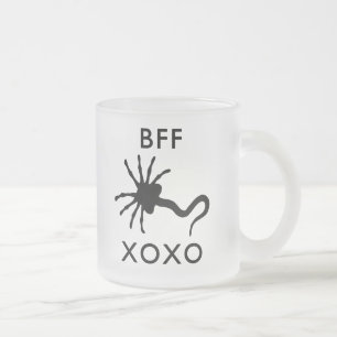 Facehugger - Best Friends Forever (BFF) Frosted Glass Coffee Mug