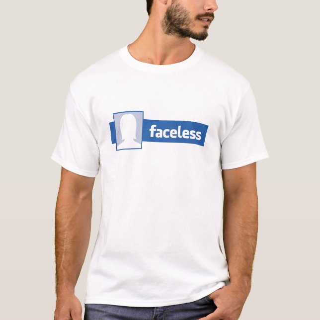 Faceless - Anti Social Media T-Shirt (Front)