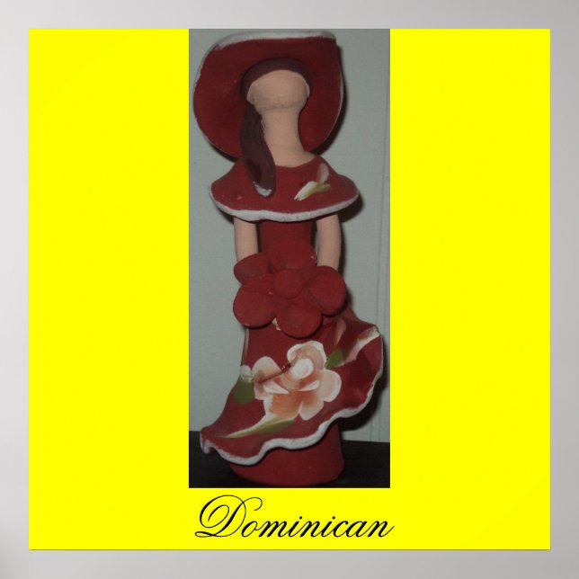 Faceless Dominican Ceramic Doll, Muneca sin Rostro Poster (Front)