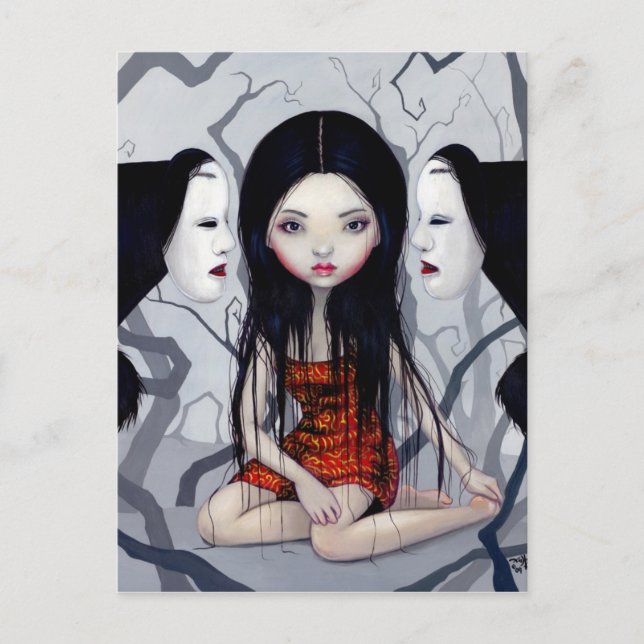 "Faceless Ghosts" Postcard (Front)