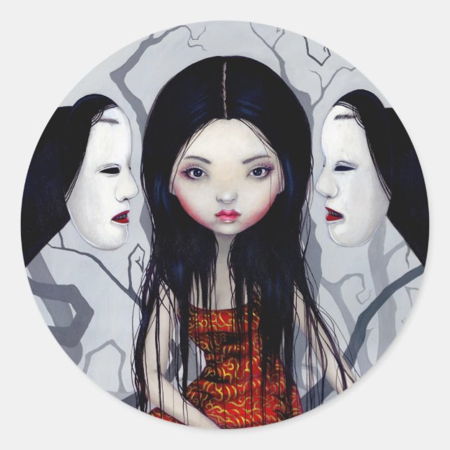 "Faceless Ghosts" Sticker (Front)