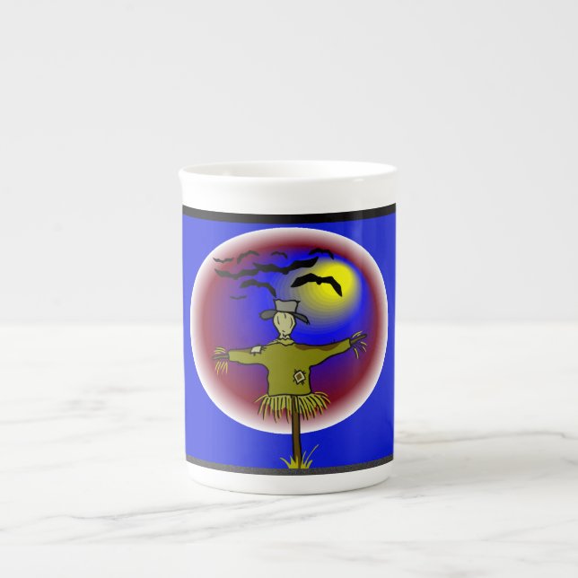 Faceless Scarecrow - Bone China Mug (Front)