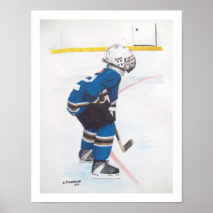Faceoff Stance Poster