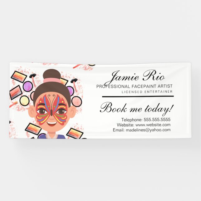 Facepainter Facepainting Body Artist Painter  Banner (Horizontal)