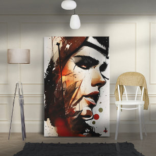 Faces - 001 canvas print