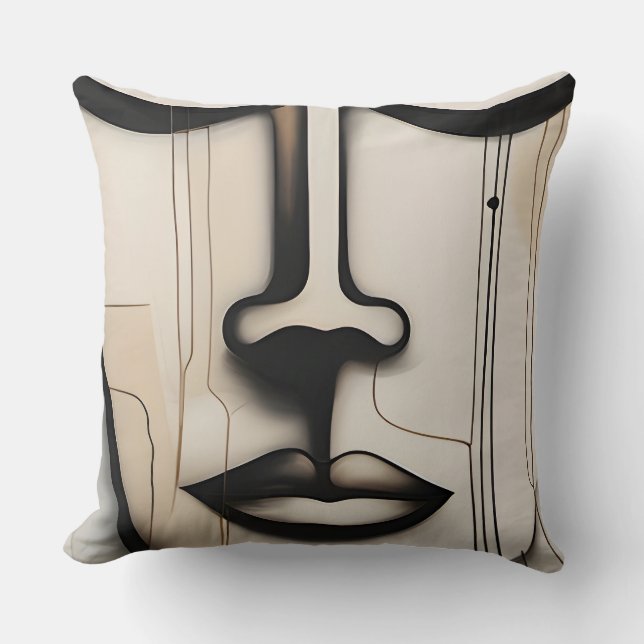 faces - Gesichter Cushion (Front)