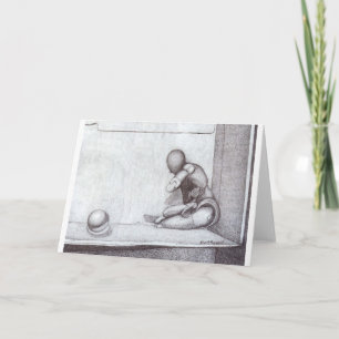 Faces Greeting Card