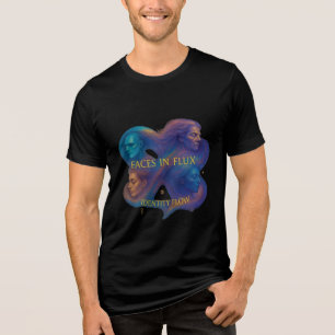 Faces in Flux T-Shirt – Identity Flow Art Tee