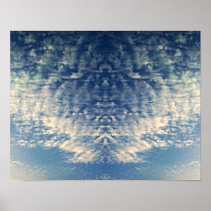 Faces In The Sky Poster