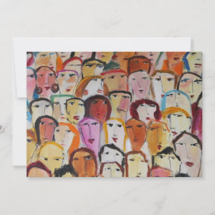 Faces Invitation