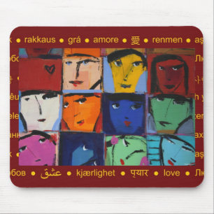 Faces Mouse Mat