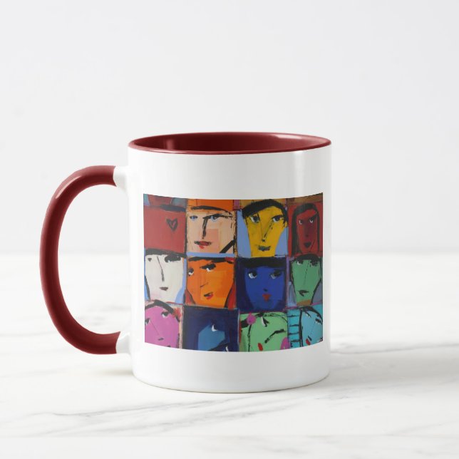 Faces Mug (Left)