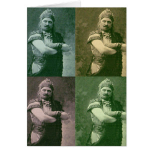 faces of 1909 crazy French opera guy