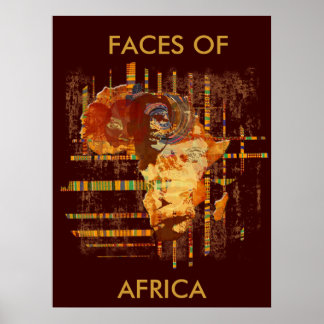Faces of Africa - Limited Edition Collosal poster