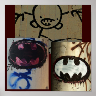 faces of grafitti poster