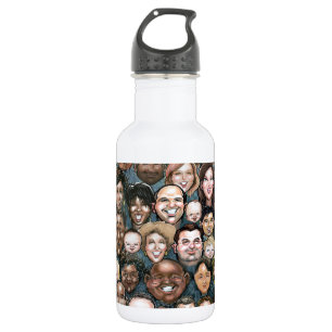 Faces of Humanity 532 Ml Water Bottle