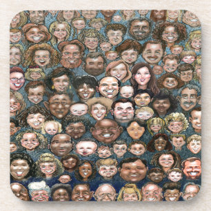 Faces of Humanity Coaster