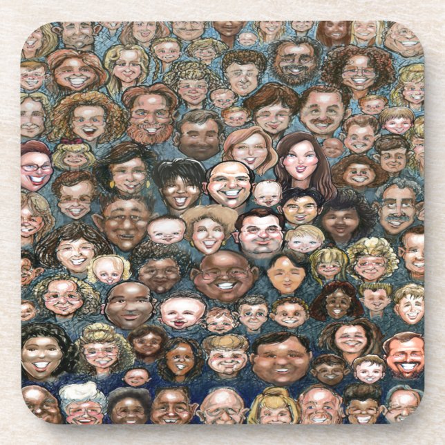 Faces of Humanity Coaster (Front)