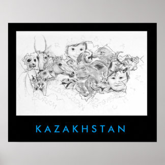 Faces of Kazakhstan Poster