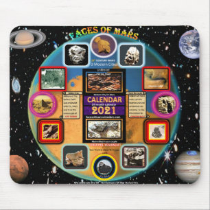 faces of mars mouse mat