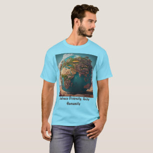 Faces of Unity: Embracing Diversity Worldwide T-Shirt