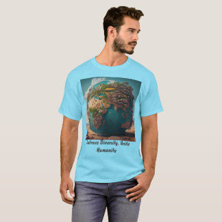 Faces of Unity: Embracing Diversity Worldwide T-Shirt