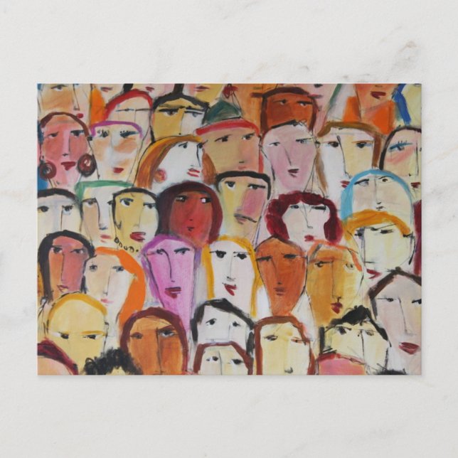 Faces Postcard (Front)