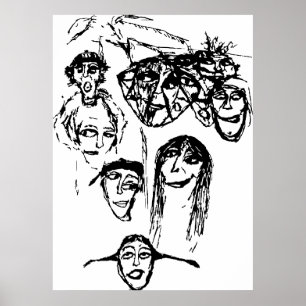 FACES POSTER